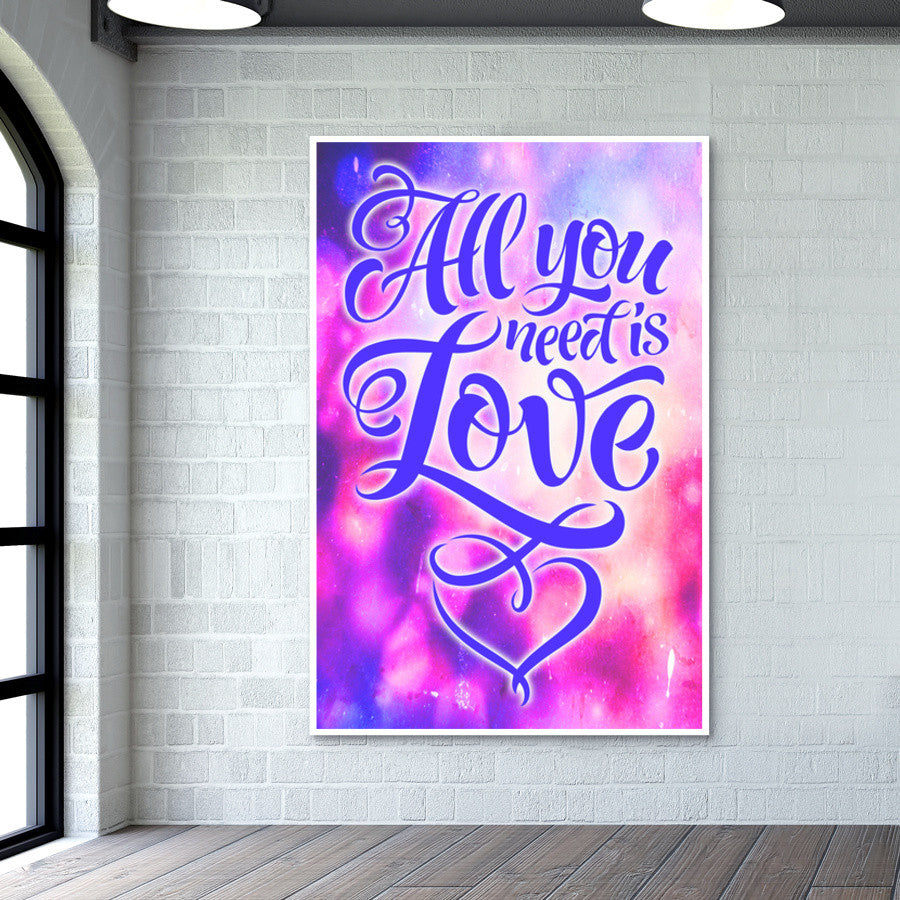 All You Need is Love Wall Art