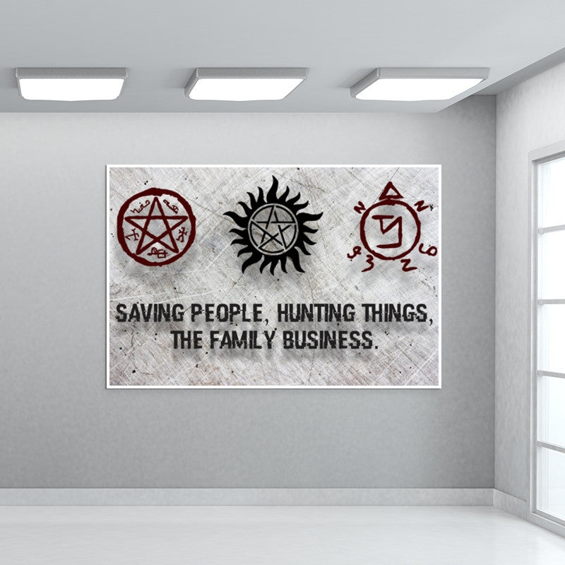 Supernatural: The family business  Wall Art