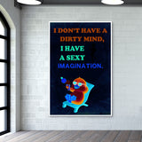 Humour Sexy Imagination Wall Art