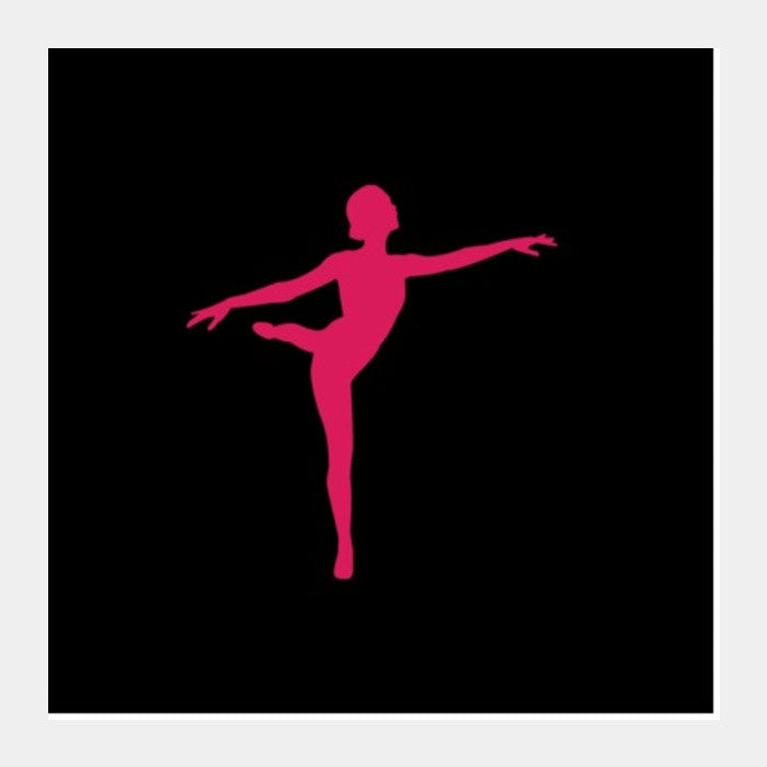 Square Art Prints, SILHOUETTE | DANCE Square Art Prints