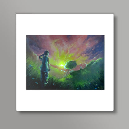 Going Home - Painting Square Art Prints