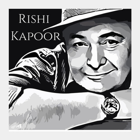 Rishi Kapoor Square Art Prints