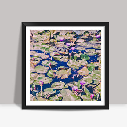 Quaint LotusPond Square Art Prints