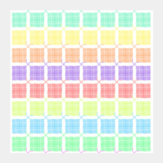 Square Art Prints, A Fancy Fence ! Square Art Prints