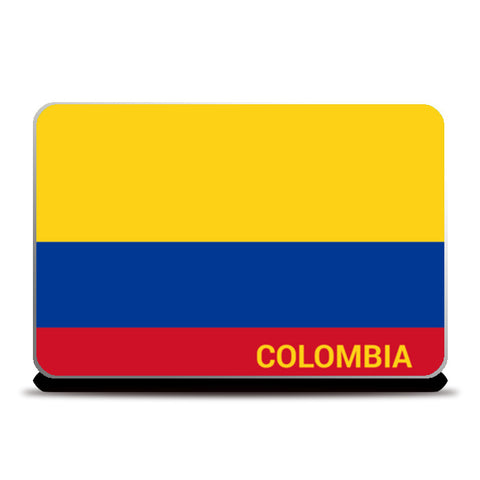 Colombia | #Footballfan Laptop Skins