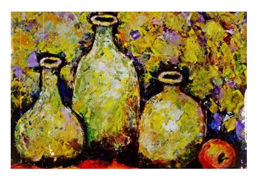Bottles And Fruits Art PosterGully Specials