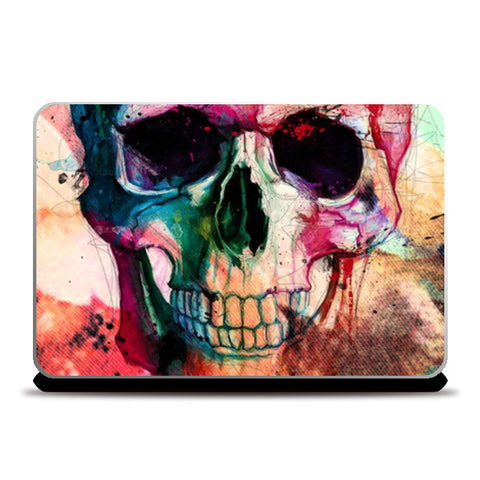 Laptop Skins, Floral Skull Laptop Skins