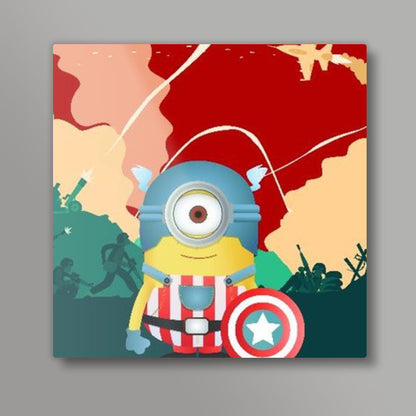 Minion Captian America Artwork