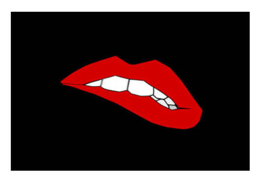 Bite Black Art PosterGully Specials