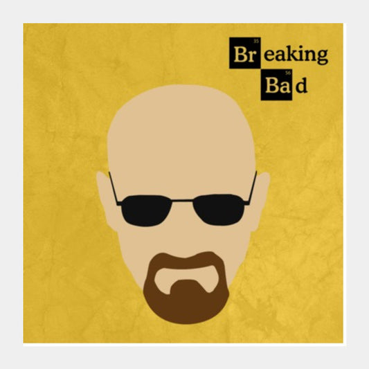 Square Art Prints, Breaking Bad:Heisenberg Square Art Print