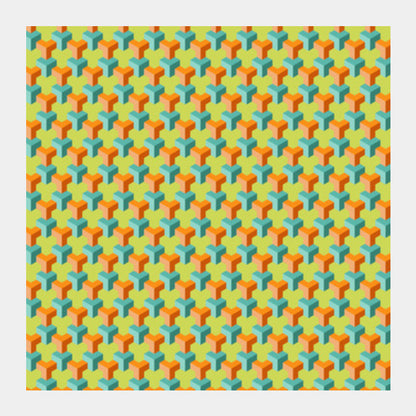 Square Art Prints, 3d pattern Square Art Prints