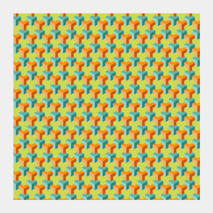 Square Art Prints, 3d pattern Square Art Prints