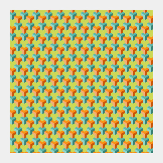 Square Art Prints, 3d pattern Square Art Prints