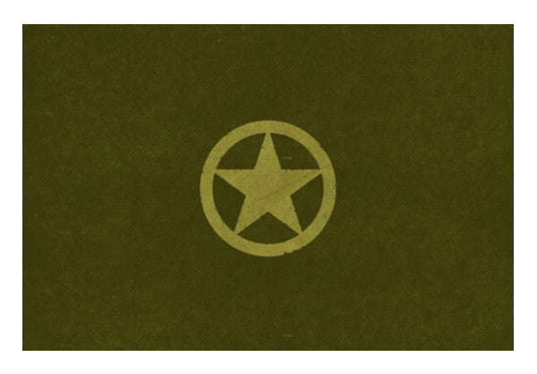 army brave star Wall Art