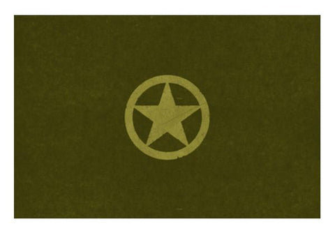 PosterGully Specials, army brave star Wall Art