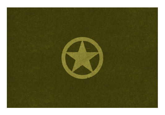 Army Brave Star Art PosterGully Specials