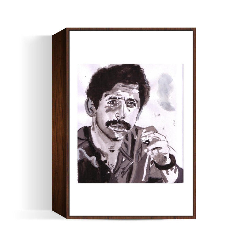 Versatile Bollywood actor Naseeruddin Shah reinvents himself as per the requirements of the character Wall Art