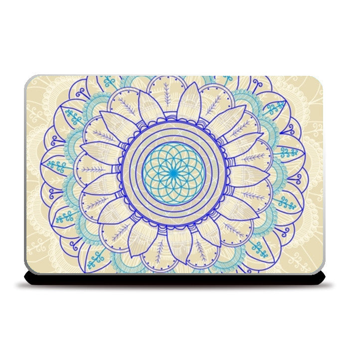 Bohemian desi pattern doddle Laptop Skins