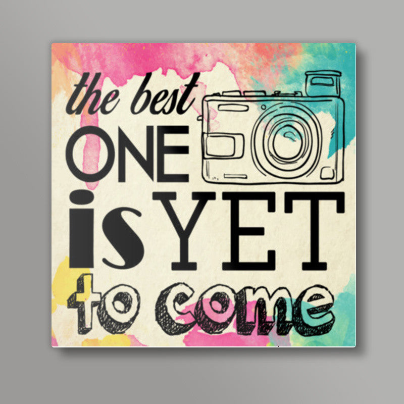 Vintage Camera Quote Square Art Prints