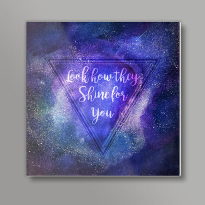 Starry Night | Coldplay Square Art Prints