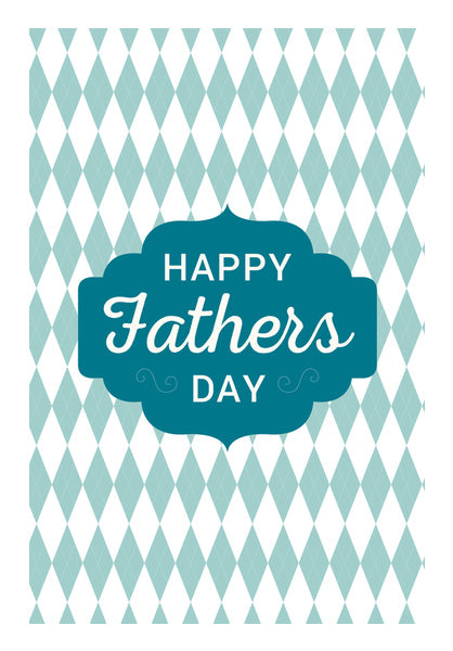 Fathers Day With Shape Pattern | #Fathers Day Special  Wall Art