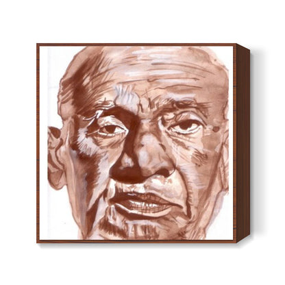 Indias Iron Man Sardar Vallabhbhai Patel Square Art Prints