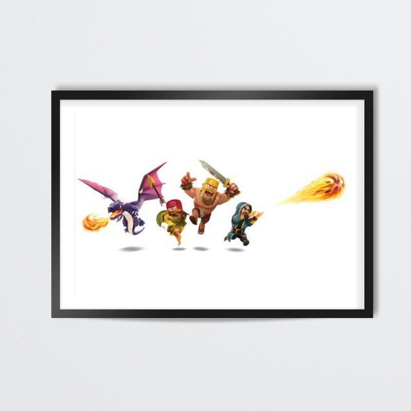 clash of clans poster Wall Art