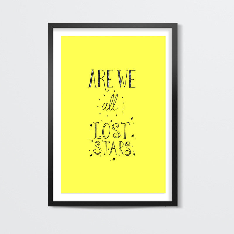 Lost Stars wall art Wall Art