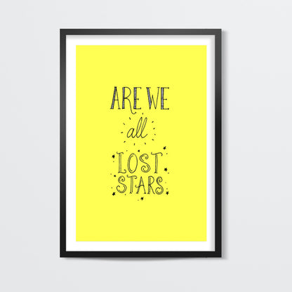 Lost Stars wall art Wall Art