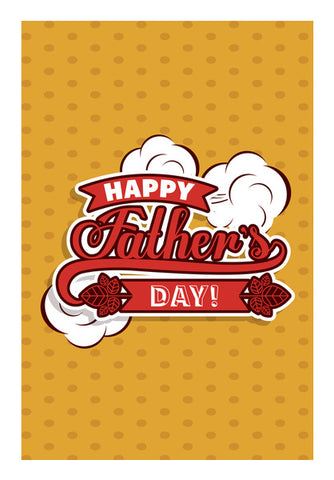On The Cloud Happy Fathers Day | #Fathers Day Special  Wall Art