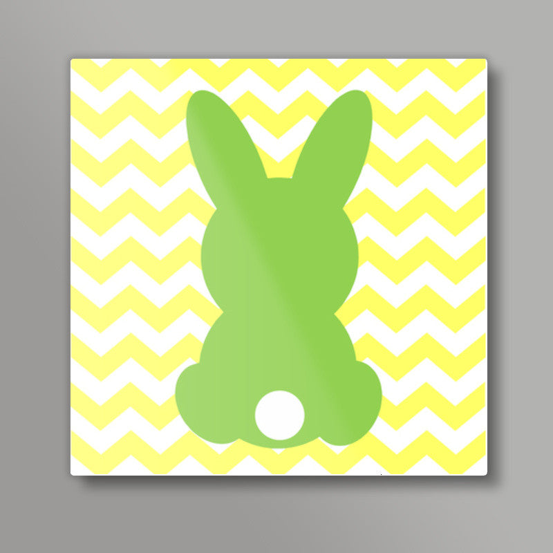 Easter Bunny Square Art Prints