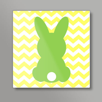 Easter Bunny Square Art Prints