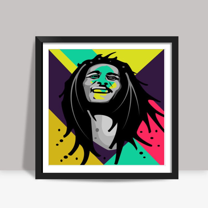 Bob Marley - Singer Square Art Prints