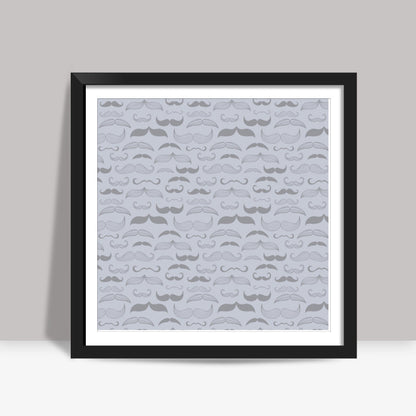 Mustache / Fathers / Best Dad Square Art Prints