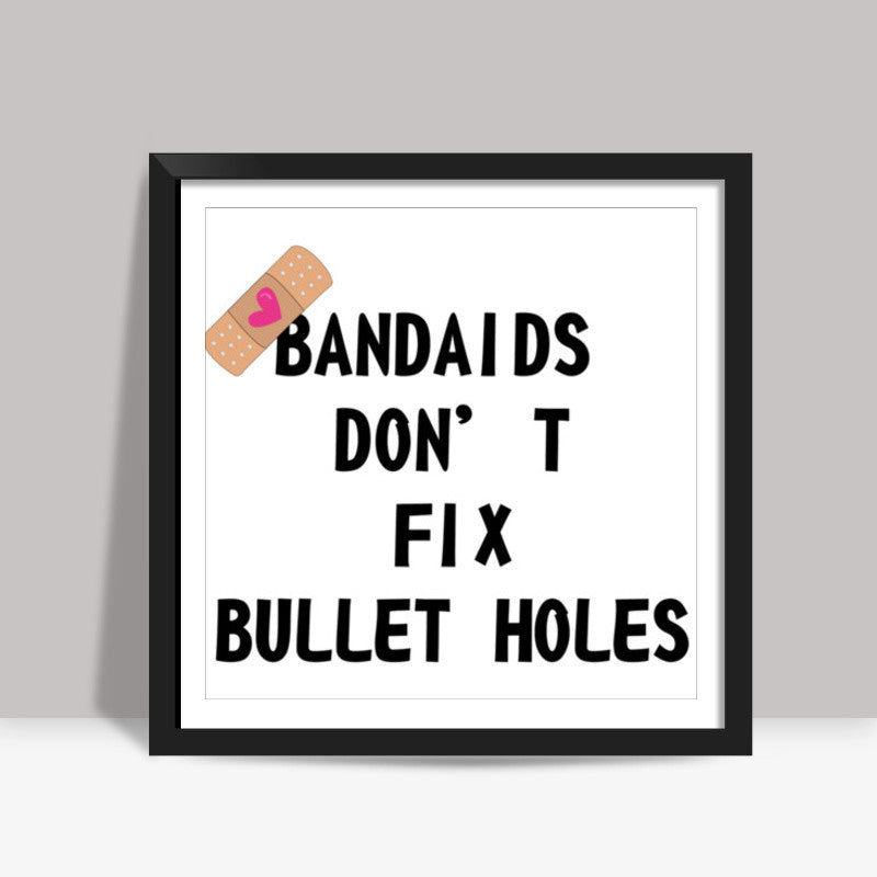 BANDAID! Square Art Prints