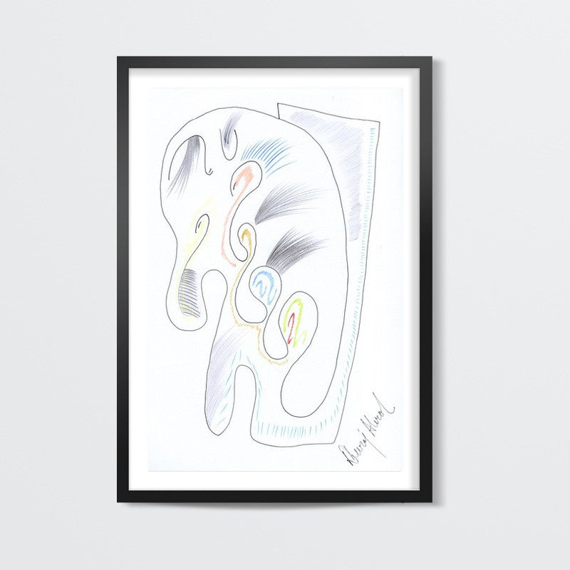 The Baby Elephant Wall Art