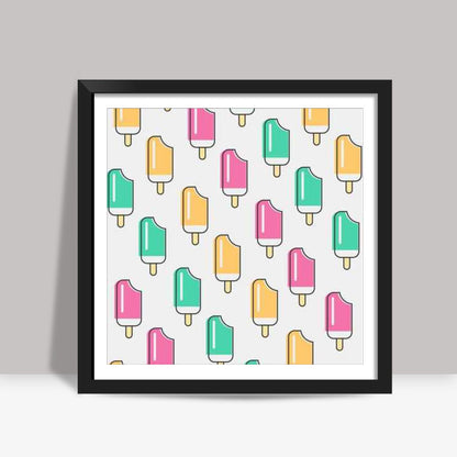 Ice-cream Candy Square Art Prints