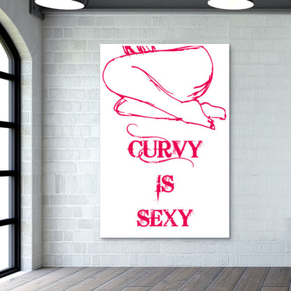 Curvy is Sexy ! Wall Art