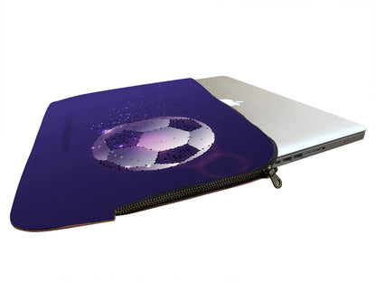 Football Artwork With Shining Lights Laptop Sleeves | #Footballfan