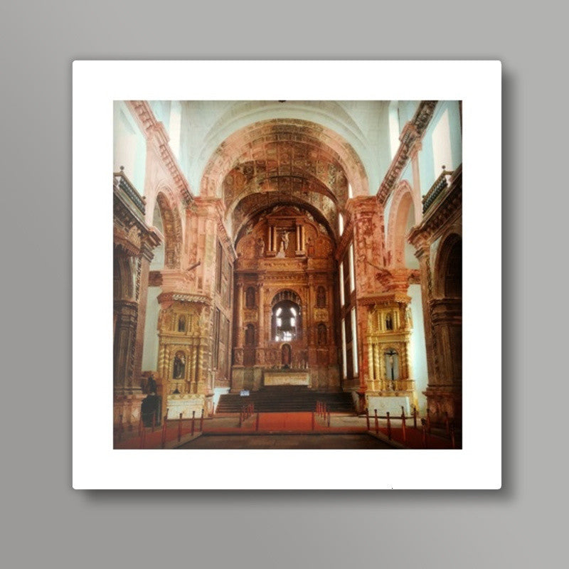 St. Francis of Asisi, Goa Square Art Prints