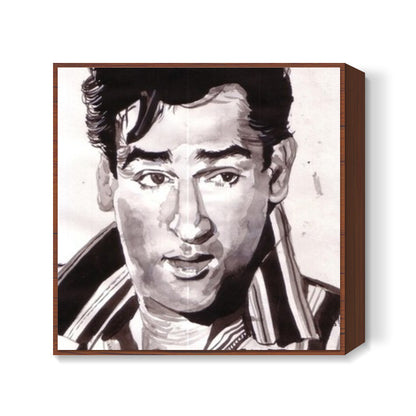 Dance enthusiast and Bollywood star Shammi Kapoor made choreographers dance to his tunes Square Art Prints