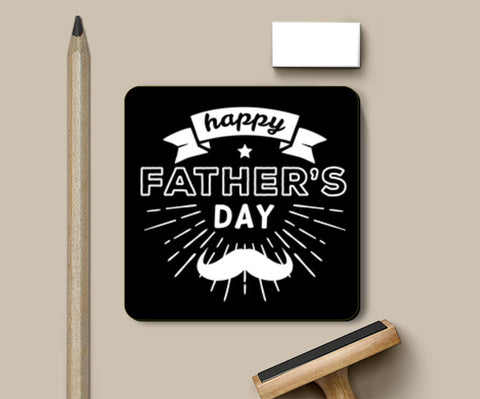 Fathers Day Black and White Artwork Illustration | #Fathers Day Special  Coasters