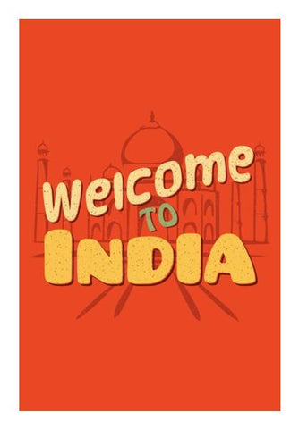 PosterGully Specials, Welcome to India retro Artwork