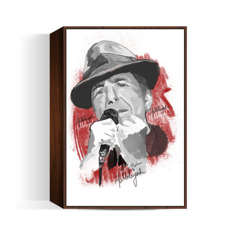 Leonard Cohen -  Hallelujah Wall Art