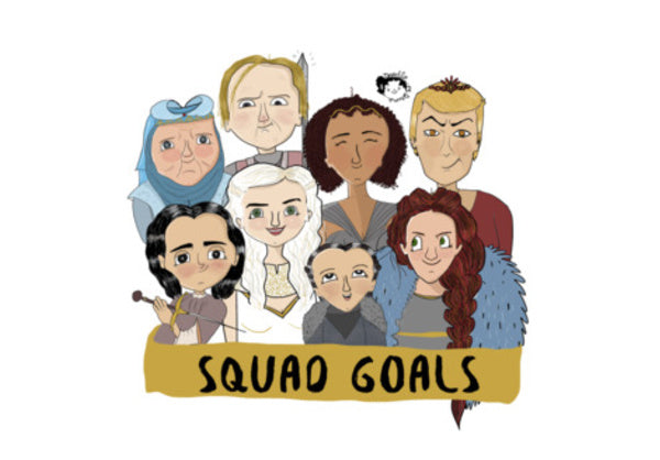 GOT squad goals Wall Art