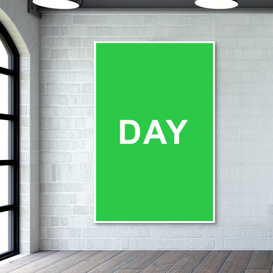 Minimalist Green Day Wall Art Buy HighQuality Posters and Framed