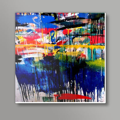 colours Square Art Prints