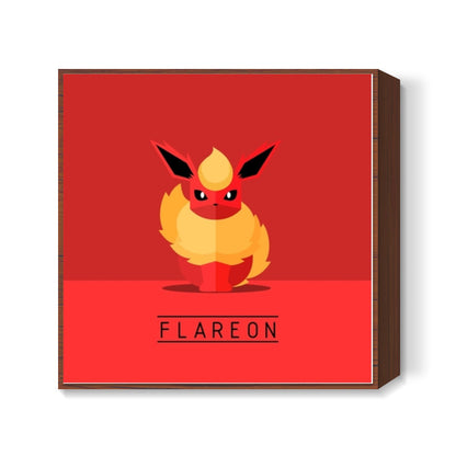 Flareon Pokemon Go  Square Art Prints