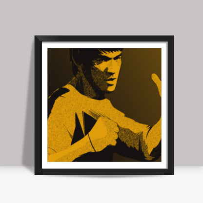 bruce lee Square Art Prints