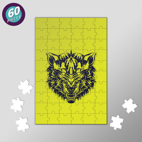 Wolf Head Jigsaw Puzzles